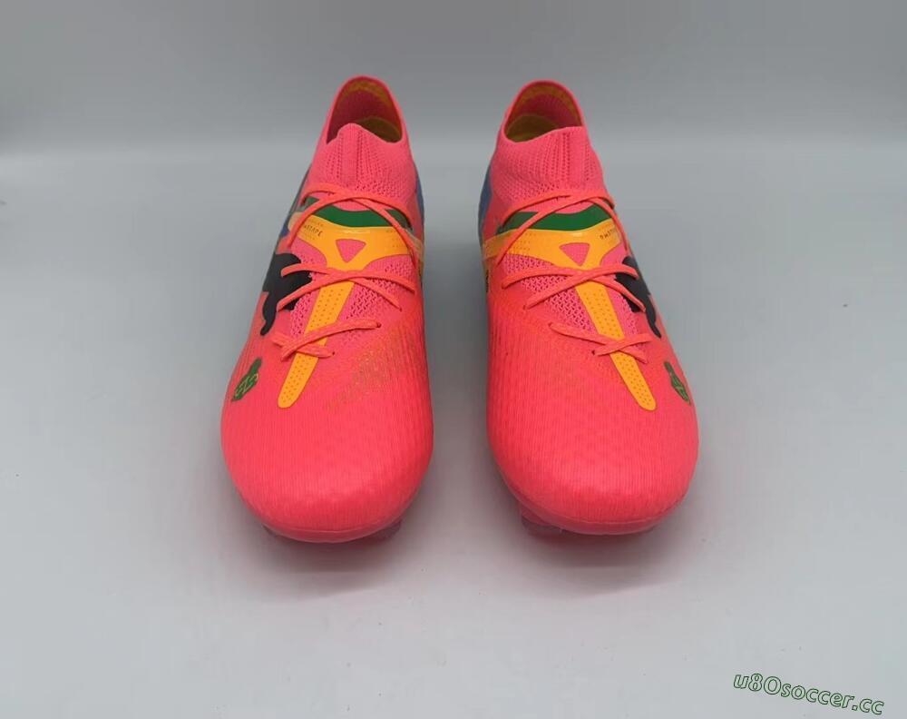 Men's Puma Future Ultimate FG Firm Ground Low-Tops Football Boots - Red/Green/Blue/Yellow