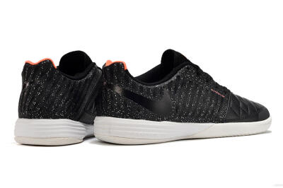 Unisex Nike Lunar Gato 2 TF Indoor & Futsal Low-Tops Football Shoes - Black/White/Orange