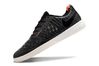 Unisex Nike Lunar Gato 2 TF Indoor & Futsal Low-Tops Football Shoes - Black/White/Orange
