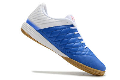 Unisex Nike Lunar Gato 2 IC Indoor & Futsal Low-Tops Football Shoes - White/Blue