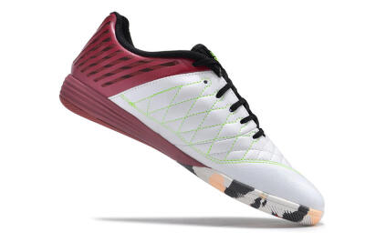 Unisex Nike Lunar Gato 2 IC Indoor & Futsal Low-Tops Football Shoes - White/Red/Black