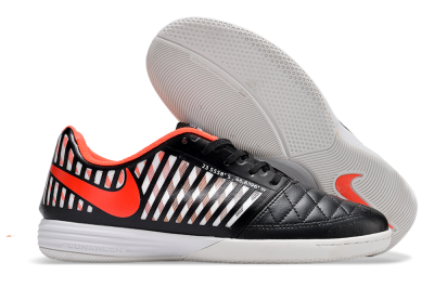 Unisex Nike Lunar Gato 2 IC Indoor & Futsal Low-Tops Football Shoes - Black/White/Red