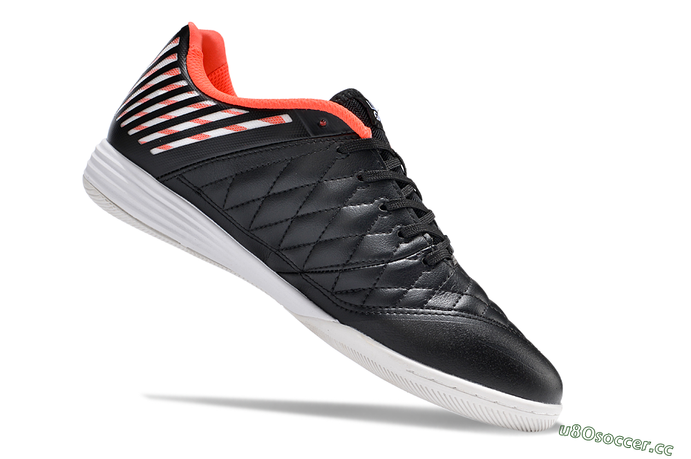 Unisex Nike Lunar Gato 2 IC Indoor & Futsal Low-Tops Football Shoes - Black/White/Red 4