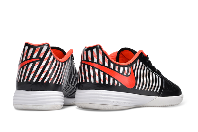 Unisex Nike Lunar Gato 2 IC Indoor & Futsal Low-Tops Football Shoes - Black/White/Red