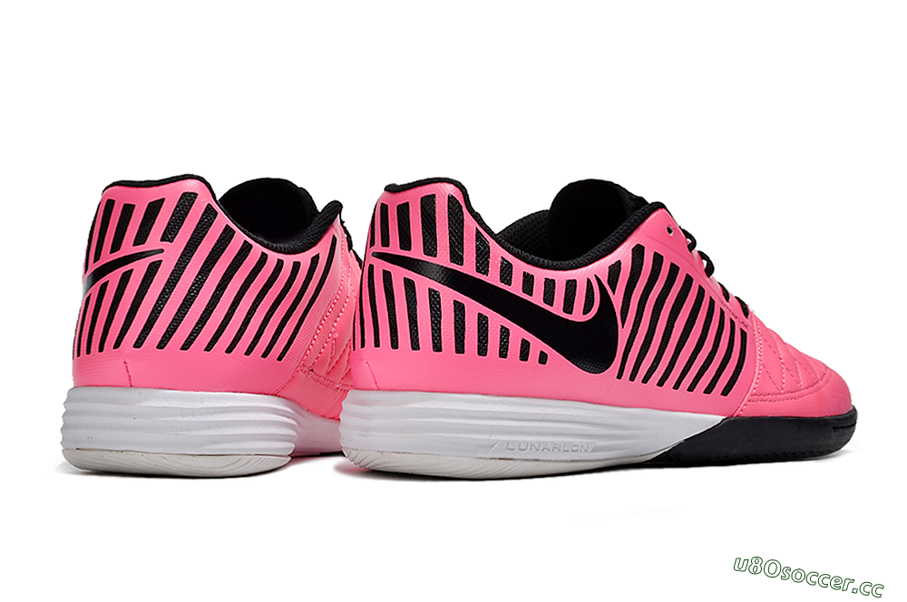Unisex Nike Lunar Gato 2 IC Indoor & Futsal Low-Tops Football Shoes - Pink/Black 6