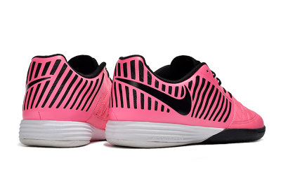 Unisex Nike Lunar Gato 2 IC Indoor & Futsal Low-Tops Football Shoes - Pink/Black
