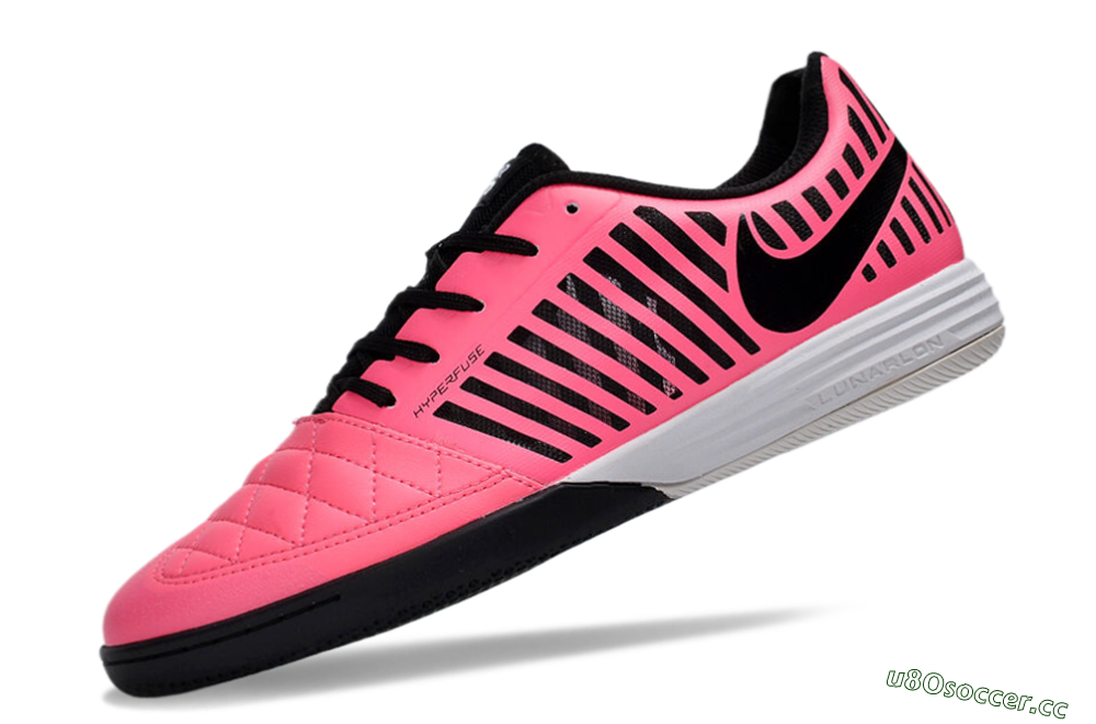 Unisex Nike Lunar Gato 2 IC Indoor & Futsal Low-Tops Football Shoes - Pink/Black 4