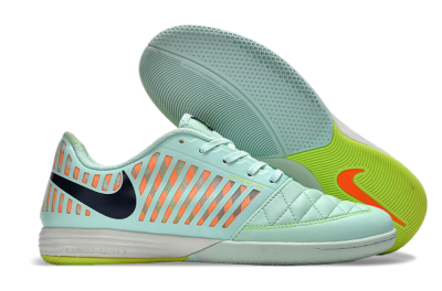 Unisex Nike Lunar Gato 2 IC Indoor & Futsal Low-Tops Football Shoes - Jade/Black/Red