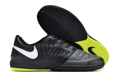 Unisex Nike Lunar Gato 2 IC Indoor & Futsal Low-Tops Football Shoes - Black/White/Yellow