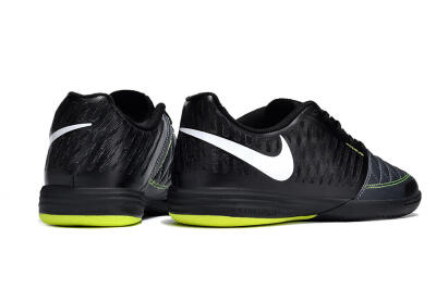 Unisex Nike Lunar Gato 2 IC Indoor & Futsal Low-Tops Football Shoes - Black/White/Yellow