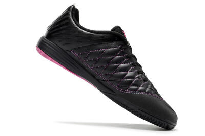Unisex Nike Lunar Gato 2 IC Indoor & Futsal Low-Tops Football Shoes - Black/White/Purple