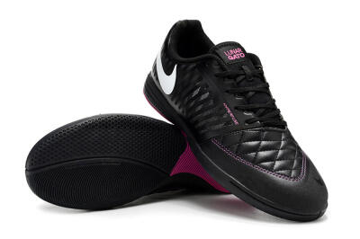 Unisex Nike Lunar Gato 2 IC Indoor & Futsal Low-Tops Football Shoes - Black/White/Purple