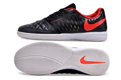 Unisex Nike Lunar Gato 2 IC Indoor & Futsal Low-Tops Football Shoes - Black/Red/White