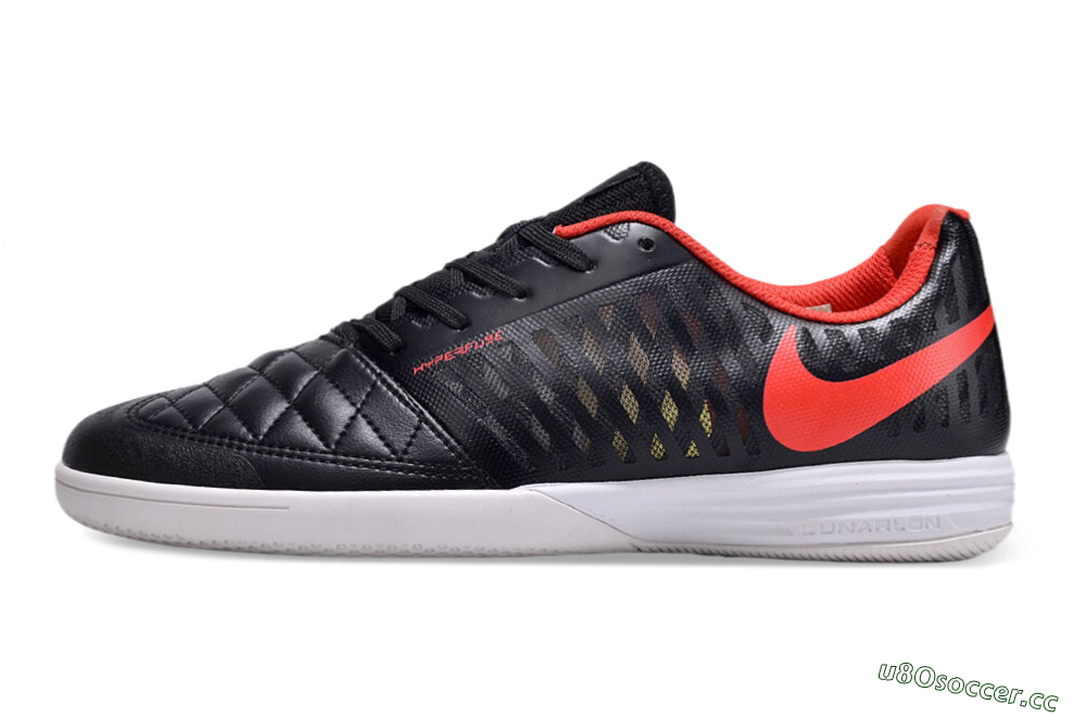 Unisex Nike Lunar Gato 2 IC Indoor & Futsal Low-Tops Football Shoes - Black/Red/White 0