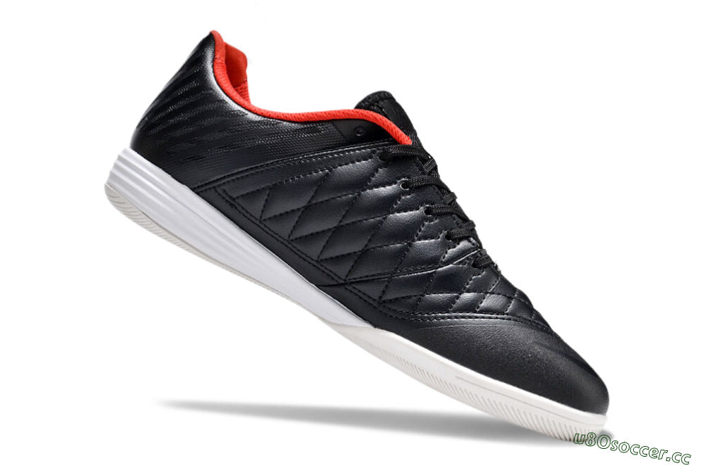 Unisex Nike Lunar Gato 2 IC Indoor & Futsal Low-Tops Football Shoes - Black/Red/White 4