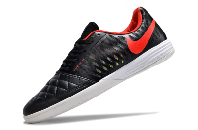 Unisex Nike Lunar Gato 2 IC Indoor & Futsal Low-Tops Football Shoes - Black/Red/White