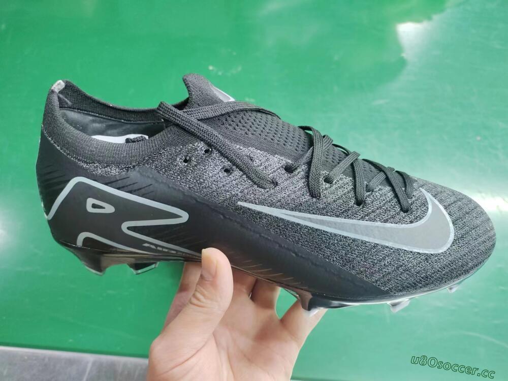 Men's Nike Air Zoom Mercurial Vapor 16 Elite FG Firm Ground Low-Tops Football Boots - Black/Black/Blue
