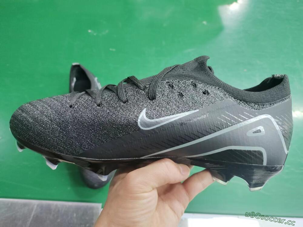 Men's Nike Air Zoom Mercurial Vapor 16 Elite FG Firm Ground Low-Tops Football Boots - Black/Black/Blue