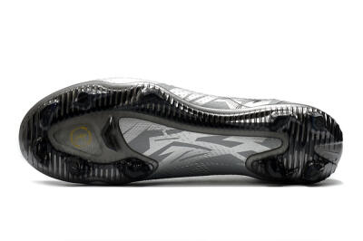 Men's Nike Phantom Scorpion Elite DF FG Firm Ground High-Tops Football Boots - Silver/Yellow/Black