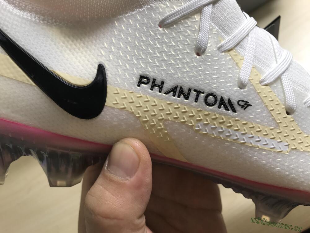 Men's Nike Phantom GT 2 Elite DF FG Firm Ground High-Tops Football Boots - White/Yellow/Black