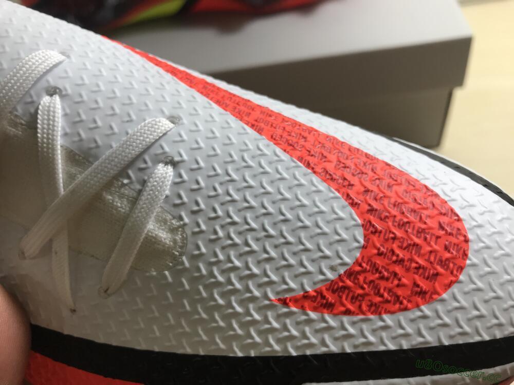 Men's Nike Phantom GT 2 Elite FG Firm Ground Low-Tops Football Boots - White/Red/Green