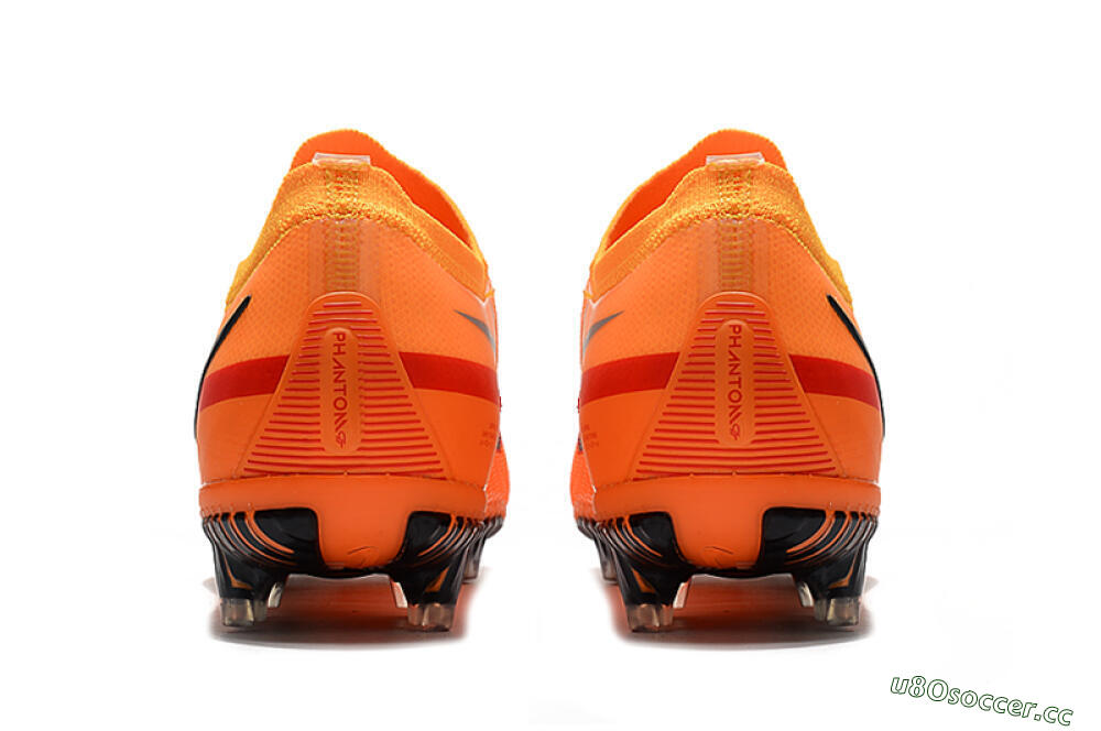 Men's Nike Phantom GT 2 Elite FG Firm Ground Low-Tops Football Boots - Orange/Black 5