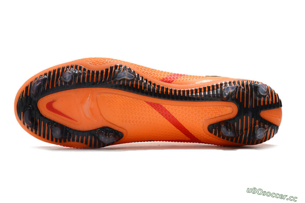 Men's Nike Phantom GT 2 Elite FG Firm Ground Low-Tops Football Boots - Orange/Black 6