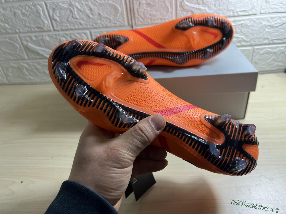 Men's Nike Phantom GT 2 Elite FG Firm Ground Low-Tops Football Boots - Orange/Black