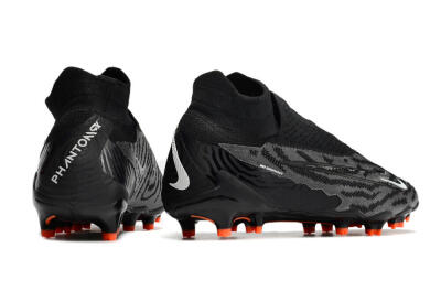 Men's Nike Phantom GX Elite DF FG Firm Ground High-Tops Football Boots - Black/White