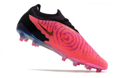 Men's Nike Phantom GX Elite FG Firm Ground Low-Tops Football Boots - Pink/Black
