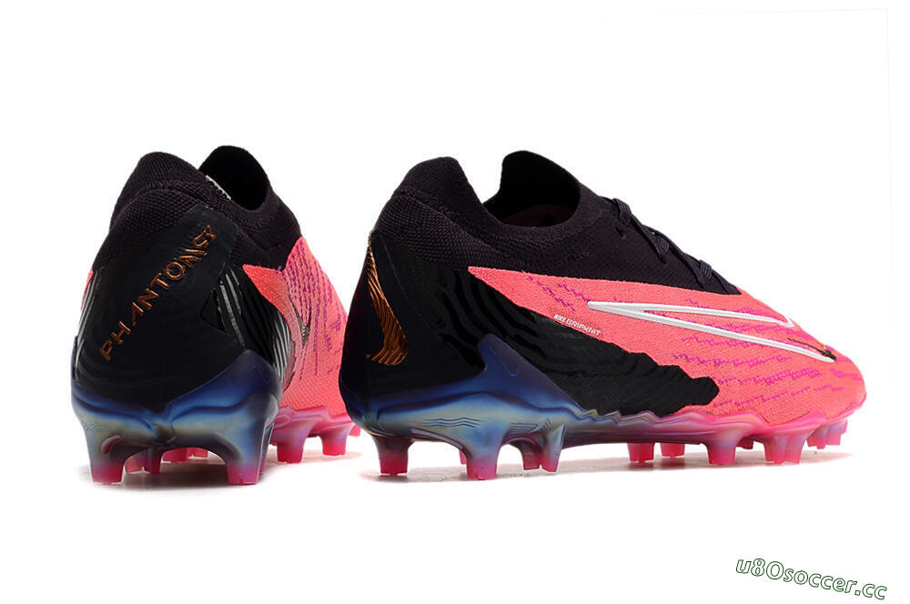 Men's Nike Phantom GX Elite FG Firm Ground Low-Tops Football Boots - Pink/Black 6