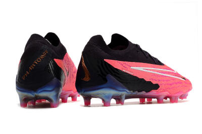 Men's Nike Phantom GX Elite FG Firm Ground Low-Tops Football Boots - Pink/Black
