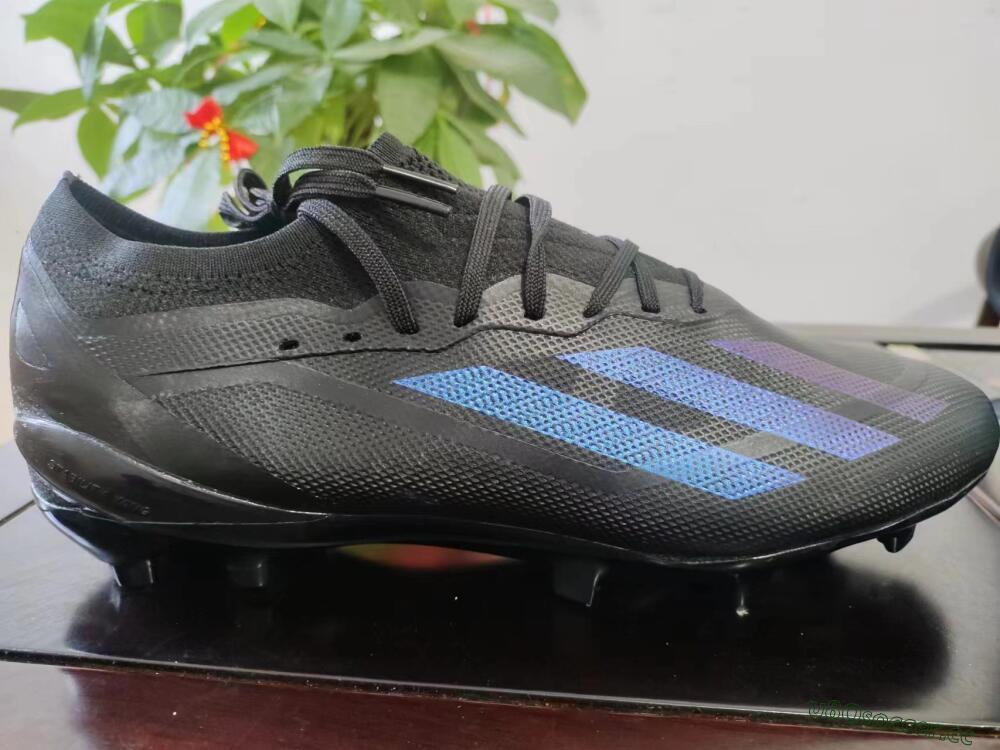 Men's Adidas X Speedportal .1 2022 World Cup FG Firm Ground Low-Tops Football Boots - Black/Blue