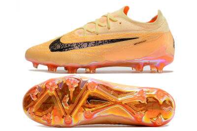 Men's Nike Phantom GX Elite FG Firm Ground Low-Tops Football Boots - Orange/Black
