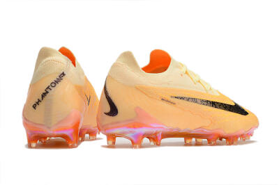 Men's Nike Phantom GX Elite FG Firm Ground Low-Tops Football Boots - Orange/Black