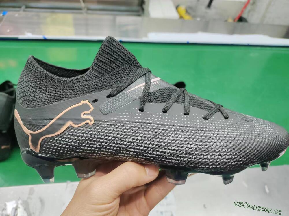 Men's Puma Future Ultimate 2024 FG Firm Ground Low-Tops Football Boots - Black/Blue/Gold