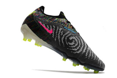 Men's Nike Phantom GX Elite FG Firm Ground Low-Tops Football Boots - Grey/Rainbow