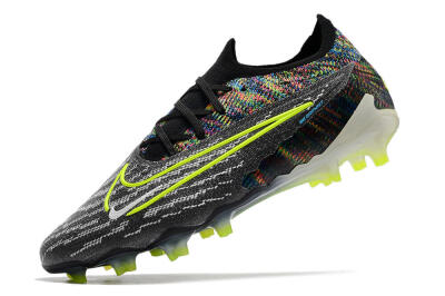 Men's Nike Phantom GX Elite FG Firm Ground Low-Tops Football Boots - Grey/Rainbow