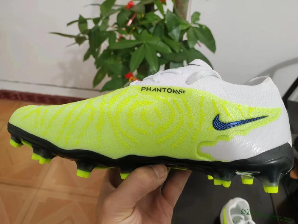 Unisex Nike Phantom GX Elite FG Firm Ground Low-Tops Football Boots - Green/Pink/Black/White