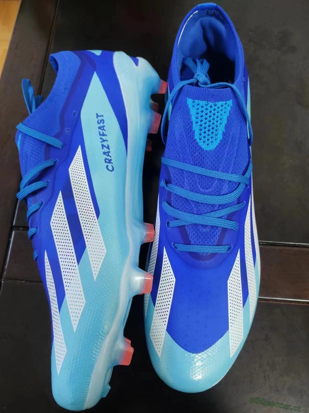 Men's Adidas X Speedportal.1 FG Firm Ground Low-Tops Football Boots - Blue/Silver/Jade