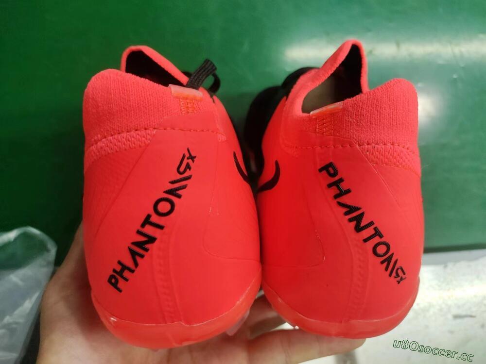 Unisex Nike Phantom Luna Elite FG Firm Ground Low-Tops Football Boots - Orange/Black