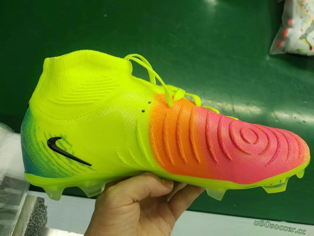 Men's Nike Phantom Luna Elite NU FG Firm Ground High-Tops Football Boots - Yellow/Orange/Black