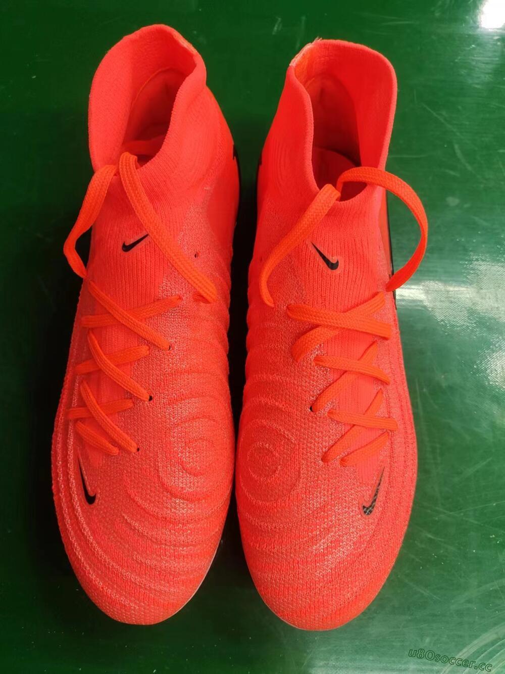 Unisex Nike Phantom Luna 2 Elite LV8 FG Firm Ground High-Tops Football Boots - Red/Black/Pink