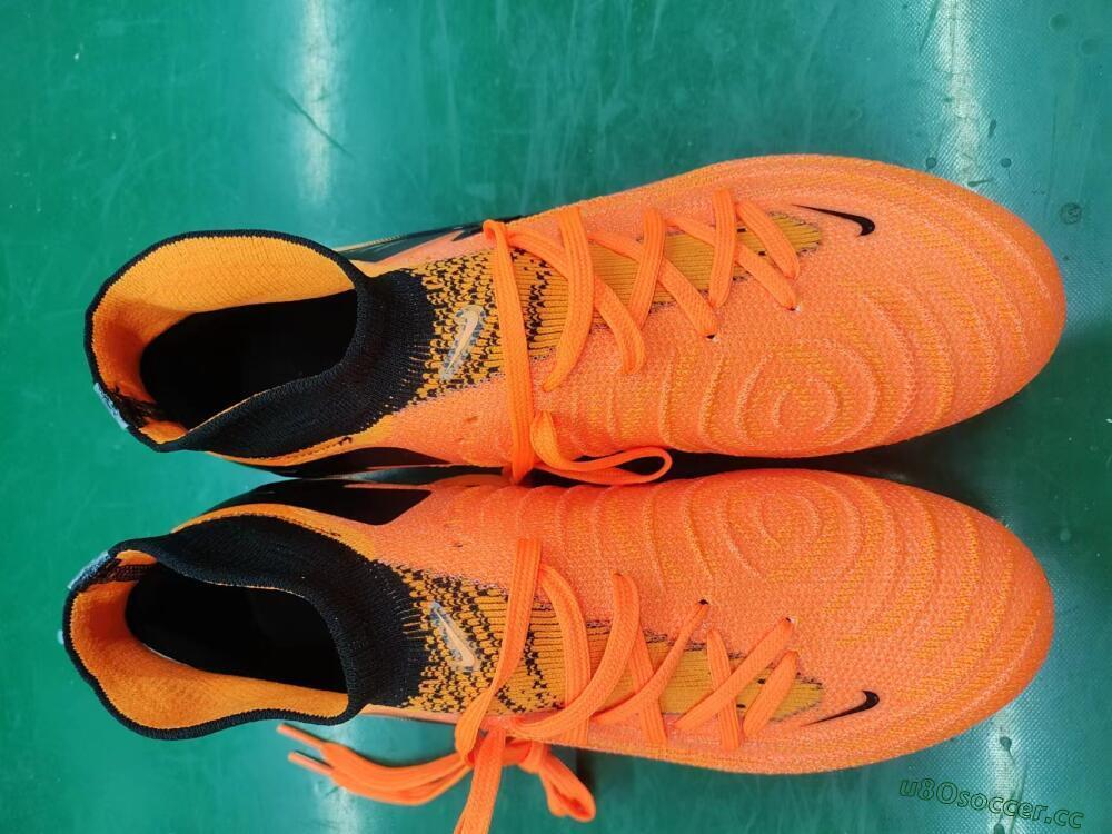 Unisex Nike Phantom Luna Elite NU FG Firm Ground High-Tops Football Boots - Orange/Black