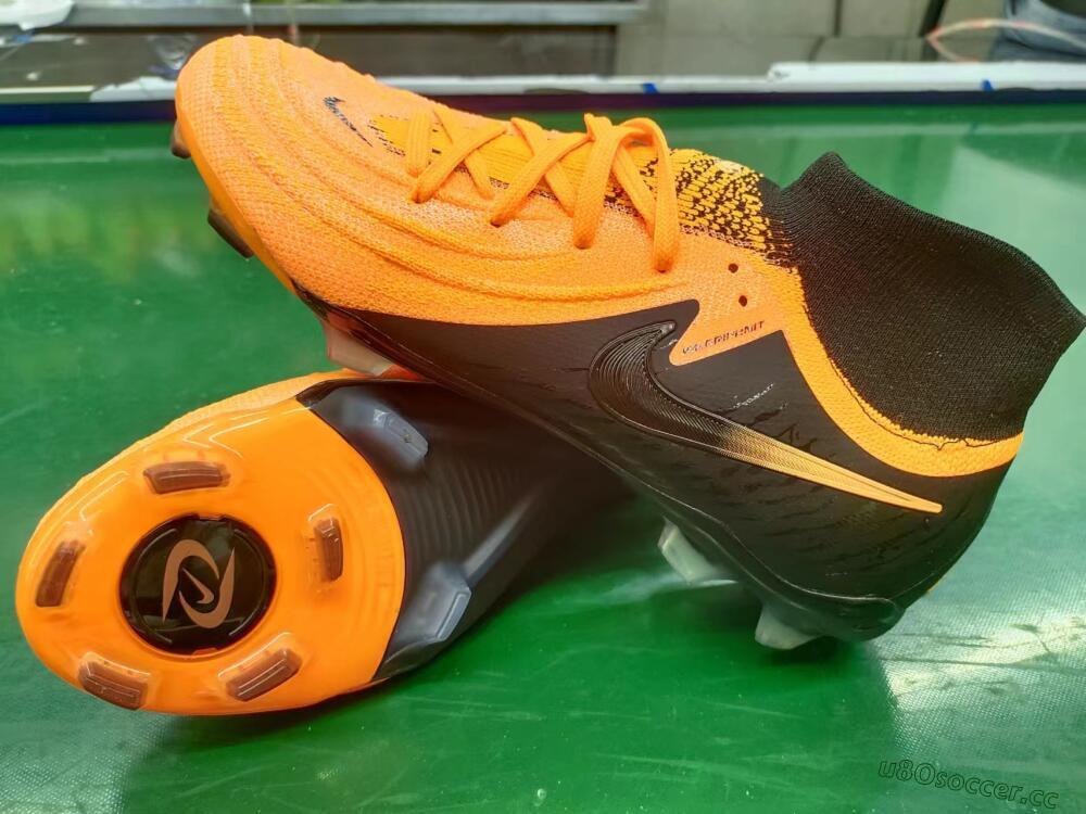 Unisex Nike Phantom Luna Elite NU FG Firm Ground High-Tops Football Boots - Orange/Black