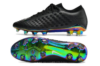 Men's Nike Phantom Ultra Venom FG Firm Ground Low-Tops Football Boots - Black/Black
