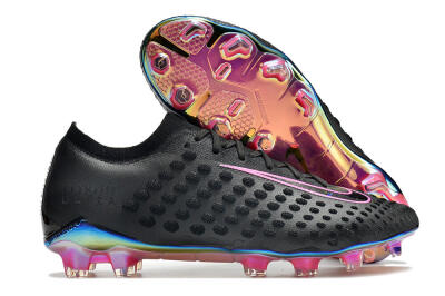Men's Nike Phantom Ultra Venom FG Firm Ground Low-Tops Football Boots - Black/Pink