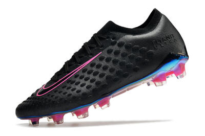Men's Nike Phantom Ultra Venom FG Firm Ground Low-Tops Football Boots - Black/Pink