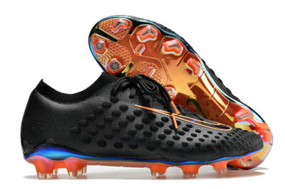Men's Nike Phantom Ultra Venom FG Firm Ground Low-Tops Football Boots - Black/Orange