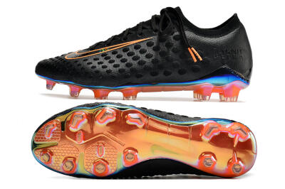 Men's Nike Phantom Ultra Venom FG Firm Ground Low-Tops Football Boots - Black/Orange